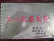 2004年湖南省婦聯(lián)、湖南省衛(wèi)生廳授牌